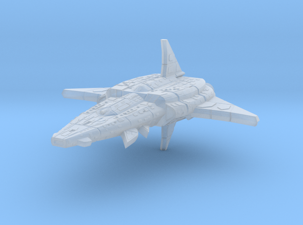 Traveller Canine-like Alien Species Battlecruiser in Tan Fine Detail Plastic