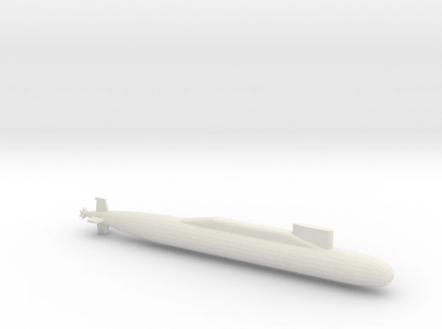 1/700 Scale Jin-class  Type 094 Chinese Submarine in White Natural Versatile Plastic