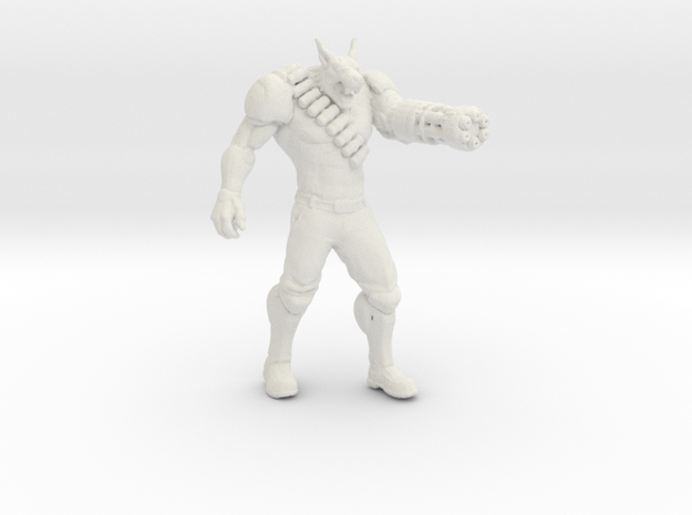 Contra Brad Fang 400mm model toy figure in White Natural Versatile Plastic