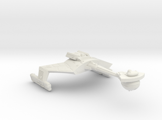 3125 Scale Klingon D7WK Heavy Command Cruiser  in White Natural Versatile Plastic