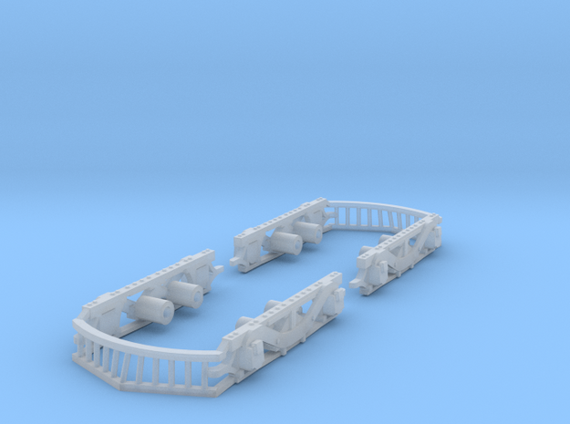HO Illinois Terminal Class B Sideframes Bowser in Smooth Fine Detail Plastic