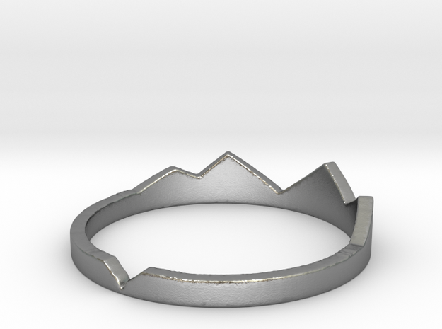 mountain valleys in Natural Silver