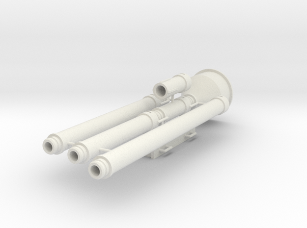 tremie pipe set for 1200mm piles - scale 1/50 in White Natural Versatile Plastic