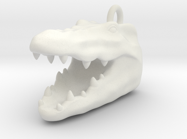 Crocodile 2101131742 in White Natural Versatile Plastic