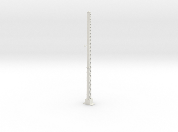 tapered lattice cat pole span MAINLINE in White Natural Versatile Plastic