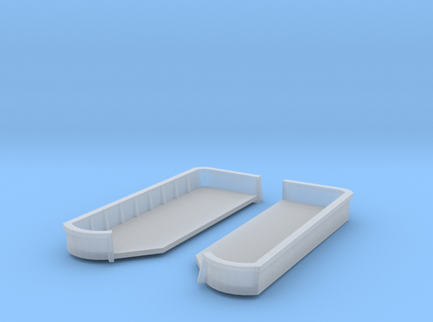 1/600 Richelieu Fore 20mm x4 Tub SET in Smooth Fine Detail Plastic