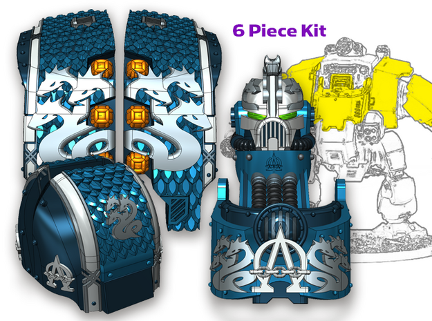 Hydra Legion: Full Atlas Pattern Kit in Tan Fine Detail Plastic