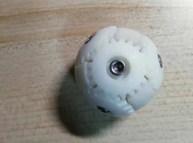 Sphere Gear T20D34 in White Natural Versatile Plastic