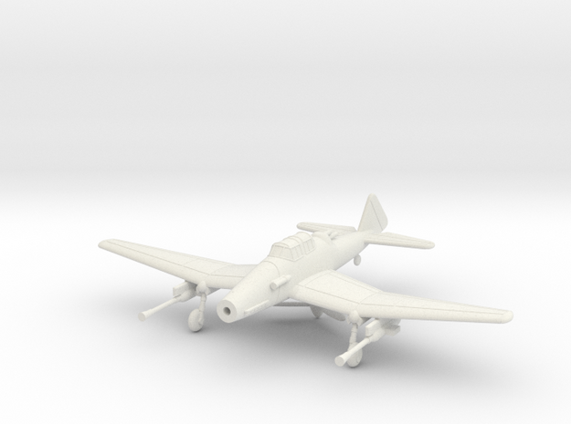 1/144 Junkers Ju-187 ground mode in White Natural Versatile Plastic