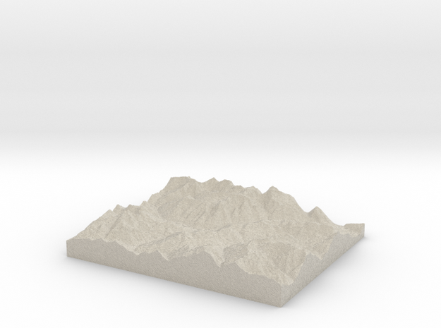 Model of Monfol in Natural Sandstone