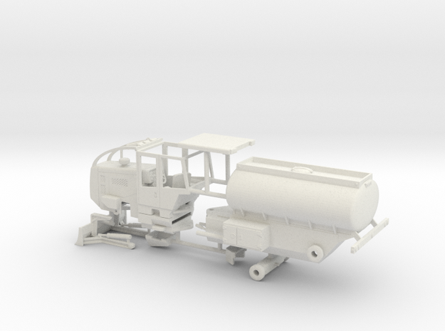 1/50th Skidder Fuel Supply Truck in White Natural Versatile Plastic