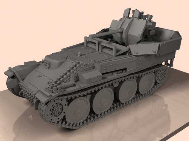 1/72 Flakpanzer 38t in White Processed Versatile Plastic