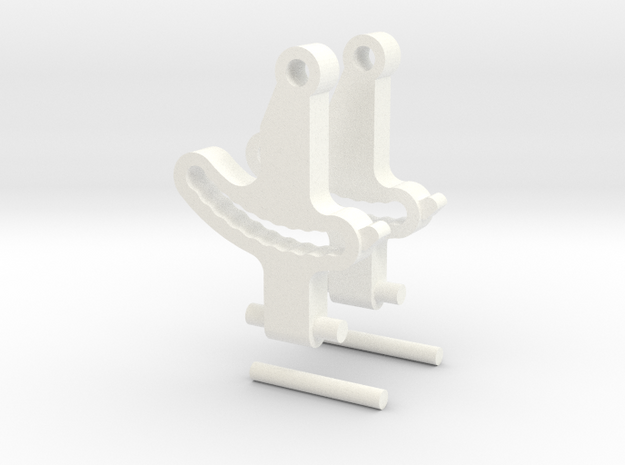 Krono's Replacement Ankle Set in White Processed Versatile Plastic