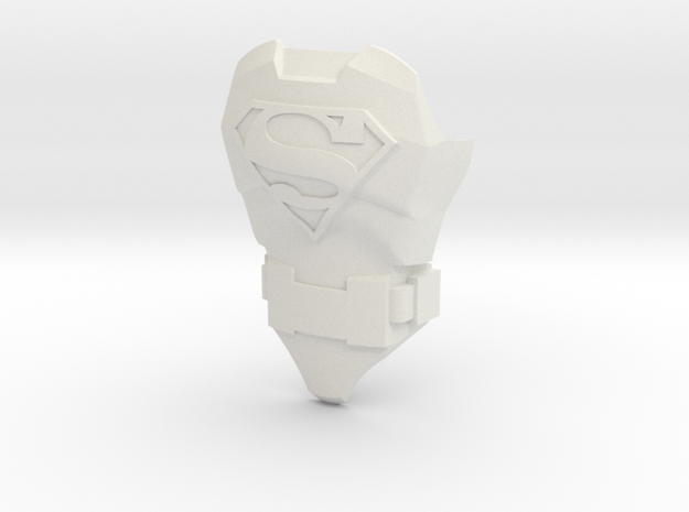 Superman Body | CCBS Scale in White Natural Versatile Plastic