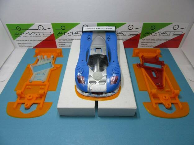 Chassis for NSR Mosler for triangle pod in White Natural Versatile Plastic
