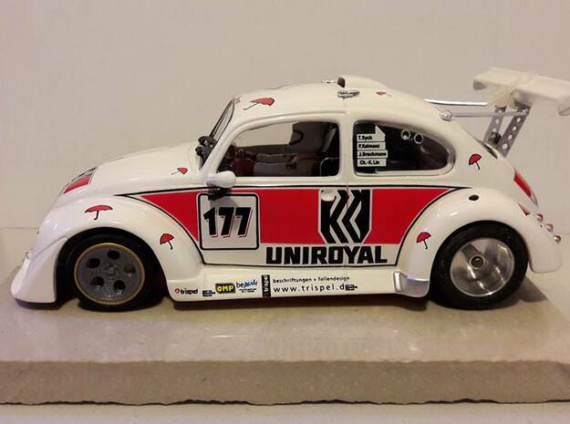 Chassis for Revell Fun Cup Beetle in White Natural Versatile Plastic