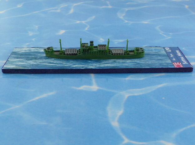 IJA Settsu Maru Landing Craft Depot Ship 1/2400 in Tan Fine Detail Plastic