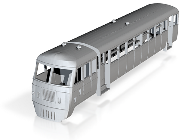 w-cl-148fs-west-clare-walker-railcar in Tan Fine Detail Plastic
