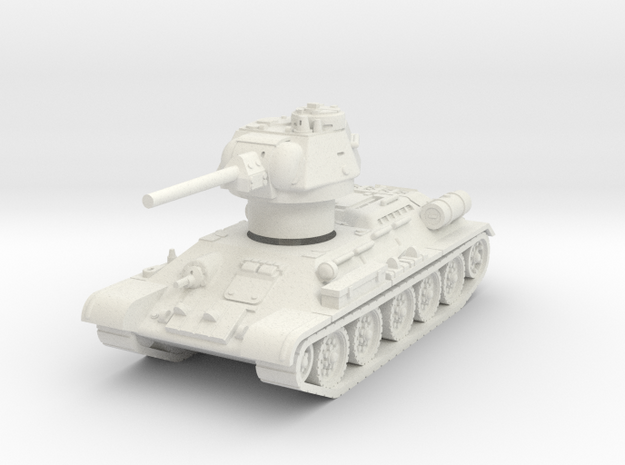 T-34-76 1944 fact. 183 early 1/76 in White Natural Versatile Plastic