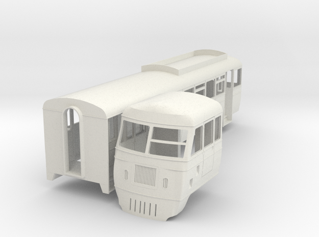 cdr-22-5-county-donegal-walker-railcar-19 in White Natural Versatile Plastic