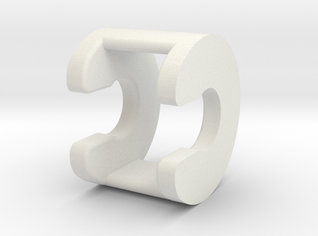 Connection Rod Spacer 2 in White Natural Versatile Plastic