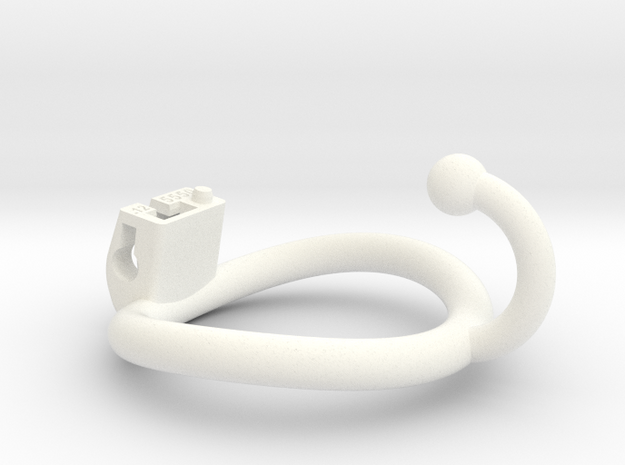 Cherry Keeper Ring G2 - 55x50mm -12° ~52.5mm BH in White Processed Versatile Plastic
