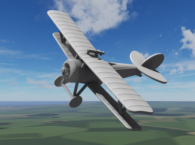 Nieuport 24 (RFC, 1:144) in White Natural Versatile Plastic