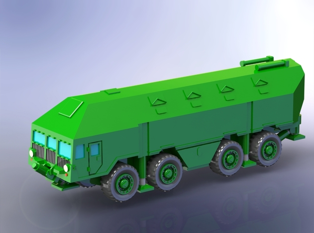 MaZ 543 Reduit Mobile Bunker Truck (driving) 1/144 in Tan Fine Detail Plastic