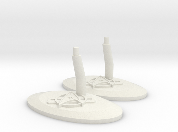 Federation Stand V in White Natural Versatile Plastic