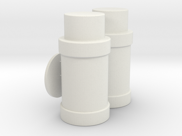 AT-AT Canisters Dual in White Natural Versatile Plastic