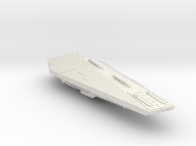 3788 Scale Hydran X-Ship Lancer-X Destroyer (LNX) in White Natural Versatile Plastic