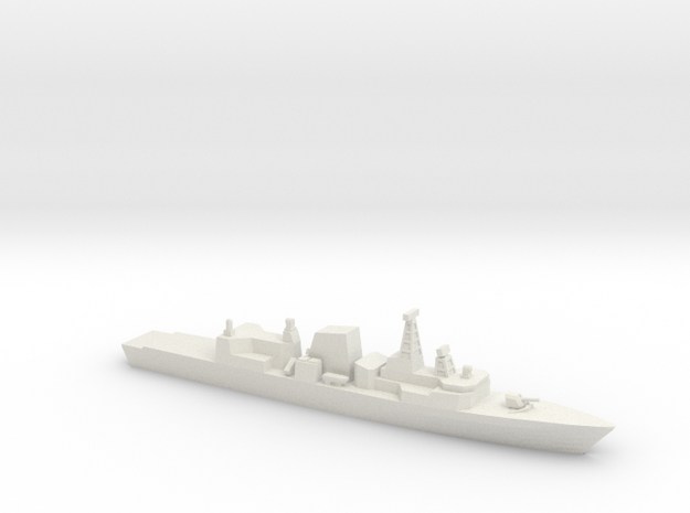 Halifax-class frigate (FELEX) , 1/1250 in White Natural Versatile Plastic
