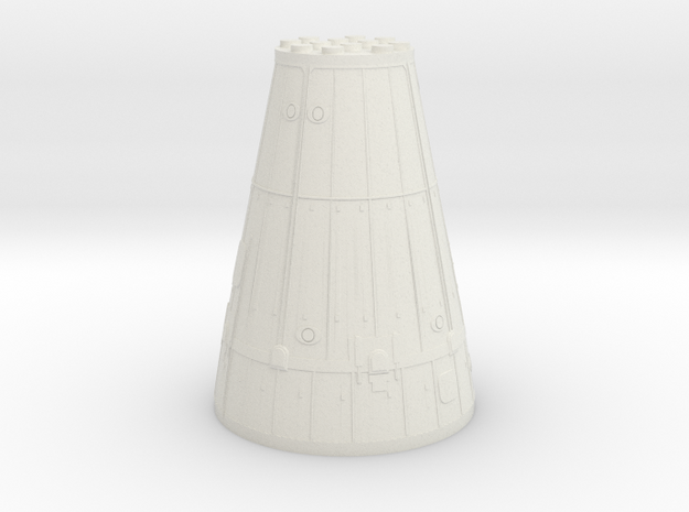 Saturn V SLA designed for LEGO in White Natural Versatile Plastic
