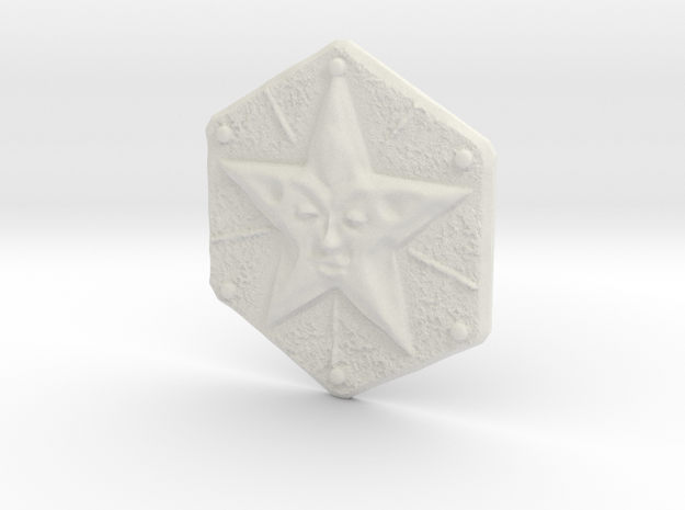 Resident Evil Remake Star Crest in White Natural Versatile Plastic