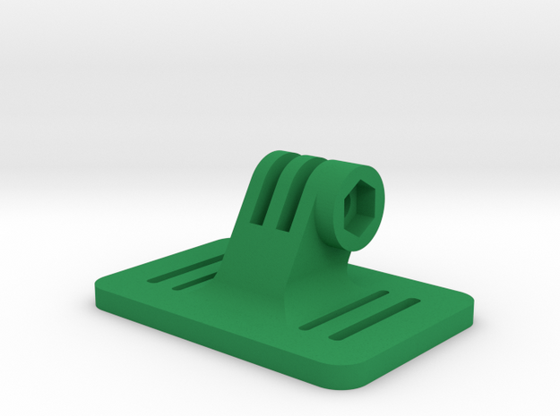 Head & Chest mount for GoPro in Green Processed Versatile Plastic