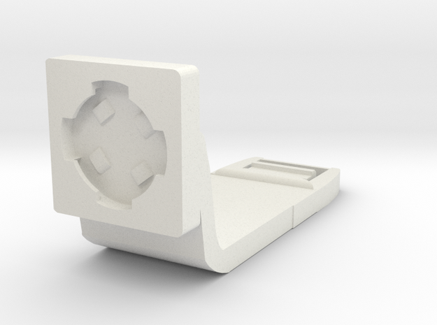 fizik ics cycliq mount (extended) in White Natural Versatile Plastic