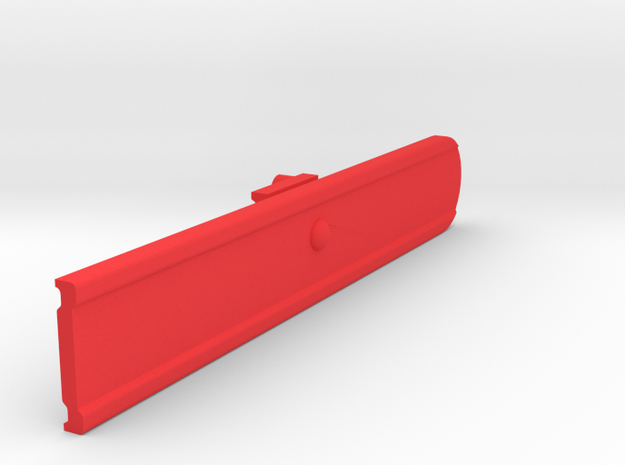 Signal Semaphore Blade (Square End) 1:19 Scale in Red Processed Versatile Plastic