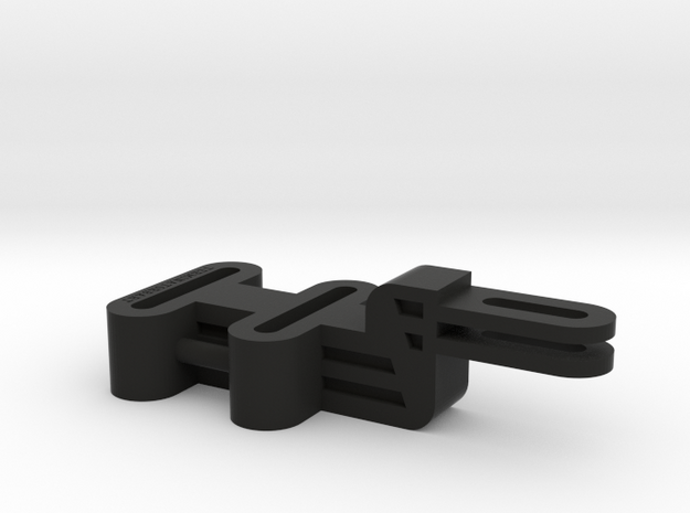 Dual Adjustable Arm for GoPro in Black Natural Versatile Plastic
