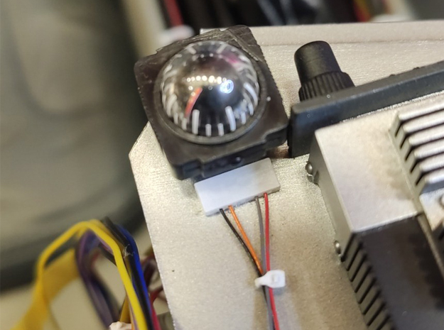 1:6 BTTF DeLorean Compass Plug in Smoothest Fine Detail Plastic