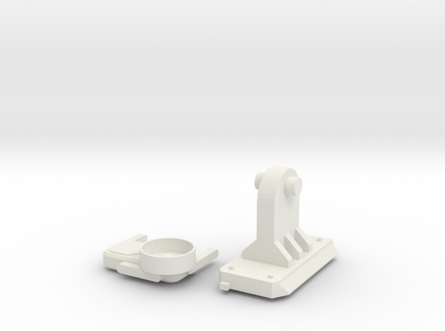 FirstScope Telescope Adapter in White Natural Versatile Plastic