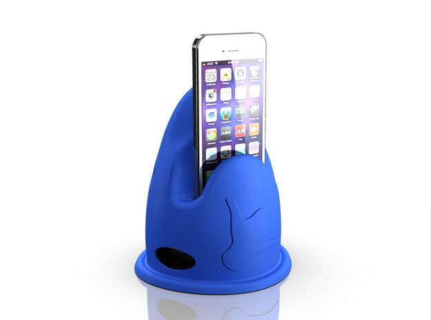 Shark - Give me a call - Cradle for iPhone 5 in Blue Processed Versatile Plastic