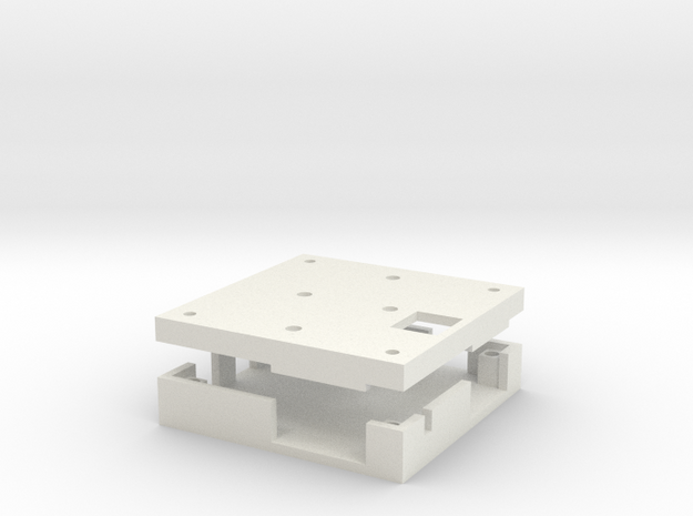 Storm32 V1.1 WiteSpy Case (Angled Pin Header) in White Natural Versatile Plastic