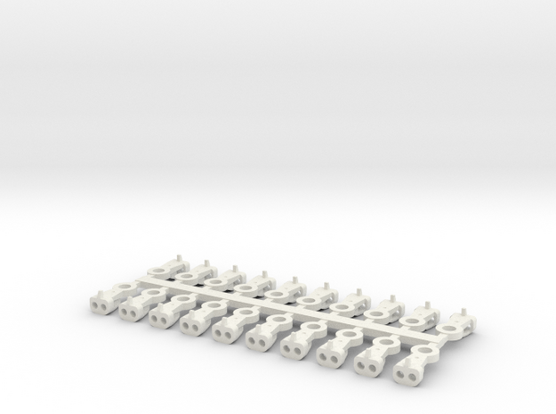 Magno-Electro Couplings for Liliput (Small) x20 in White Natural Versatile Plastic