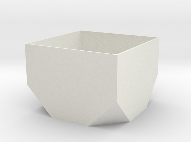  lawal 216 mm truncated cube basics section in White Natural Versatile Plastic