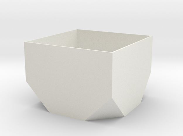  lawal 135 mm truncated cube basics section in White Natural Versatile Plastic