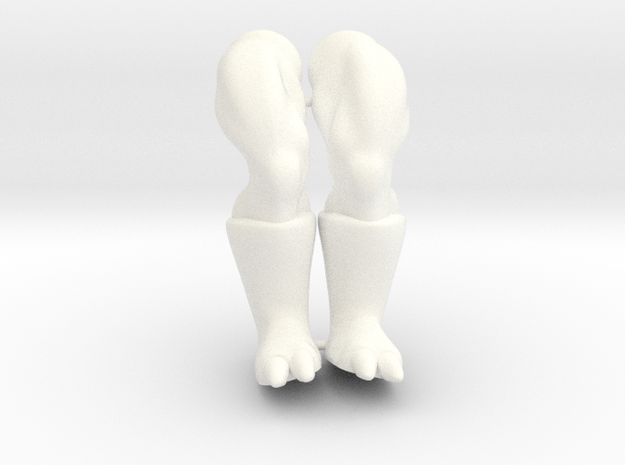 Beak-Or Legs VINTAGE in White Processed Versatile Plastic