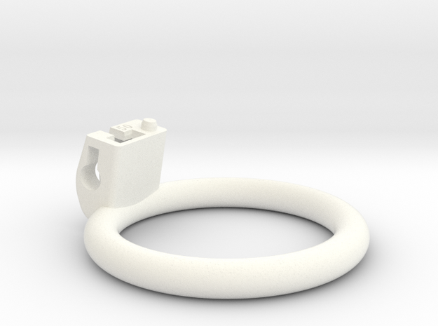 Cherry Keeper Ring G2 - 50mm Flat in White Processed Versatile Plastic