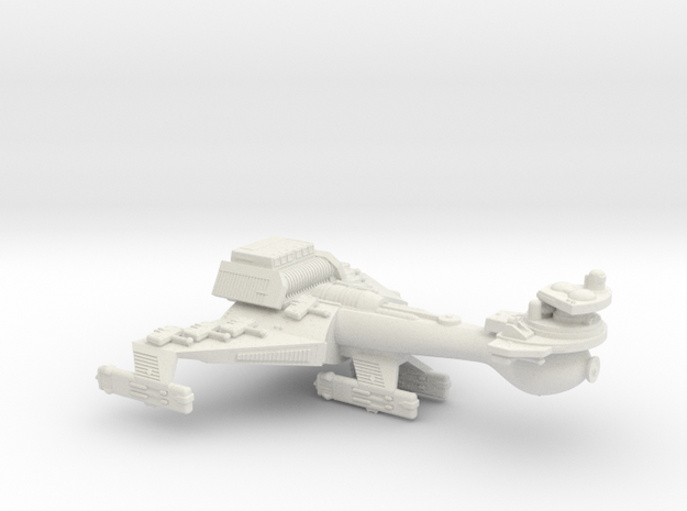 3788 Scale Klingon B10P Stellar Exploitation Ship  in White Natural Versatile Plastic