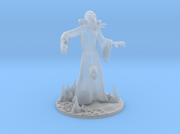 Mind Flayer Miniature in Smooth Fine Detail Plastic: 1:60.96