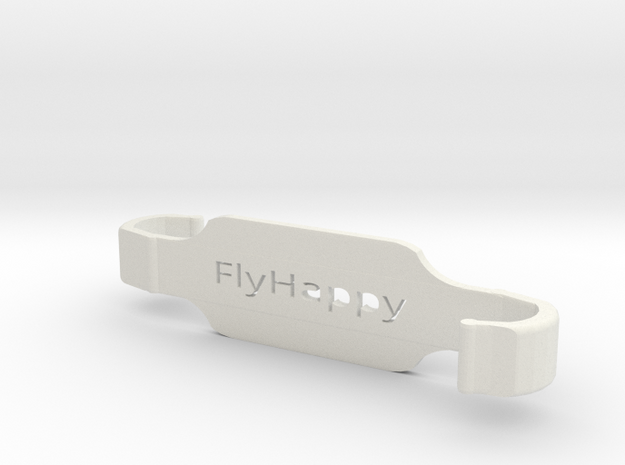 Fly Happy SL - DJI Contoller Large Tablet Holder in White Natural Versatile Plastic